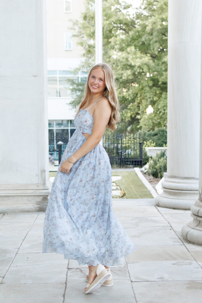 Huntsville senior portrait session in Downtown Huntsville