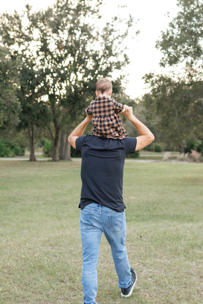 Photo of dad and daughter